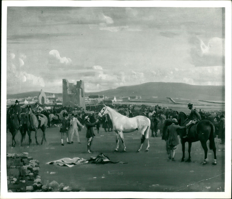 Sir Alfred Munnings - Vintage Photograph