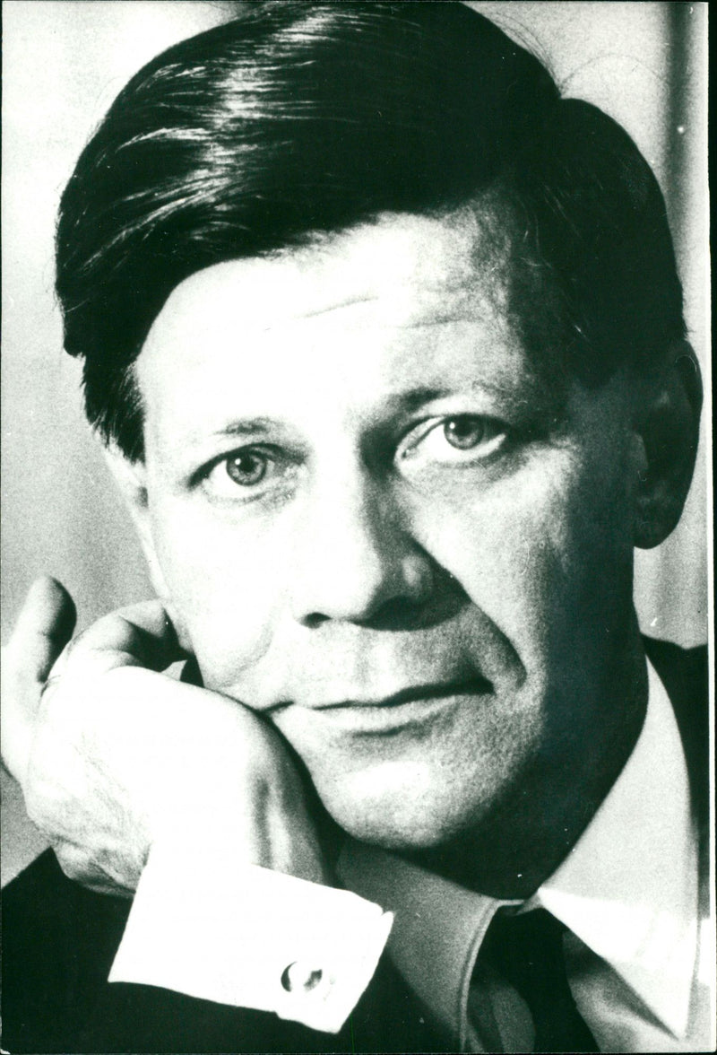 Helmut Schmidt - Vintage Photograph