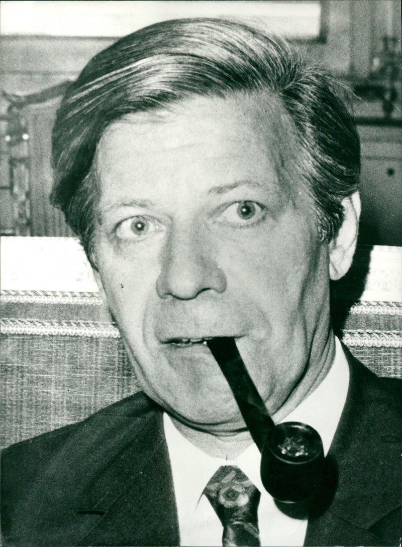 Helmut Schmidt - Vintage Photograph