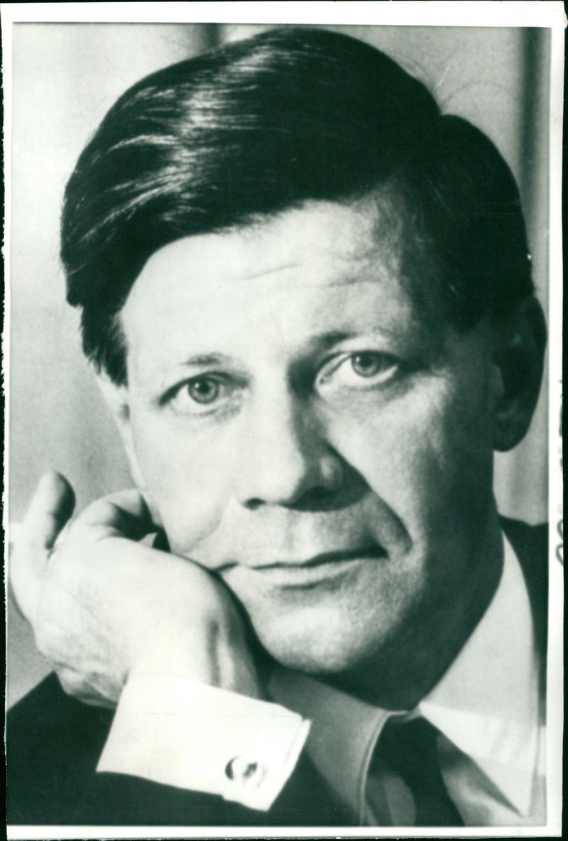 Helmut Schmidt - Vintage Photograph