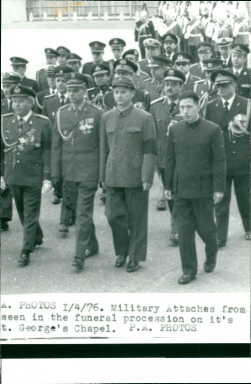 Bernard Montgomery's Funeral - Vintage Photograph