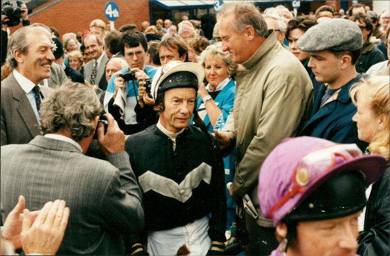 Jockey Lester Piggott - Vintage Photograph