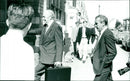 Alan Minter arriving at Newmarket Magistrates Court - Vintage Photograph