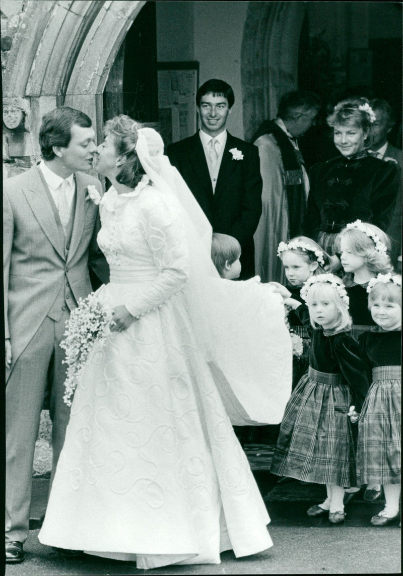 Lester Piggott Wedding - Vintage Photograph