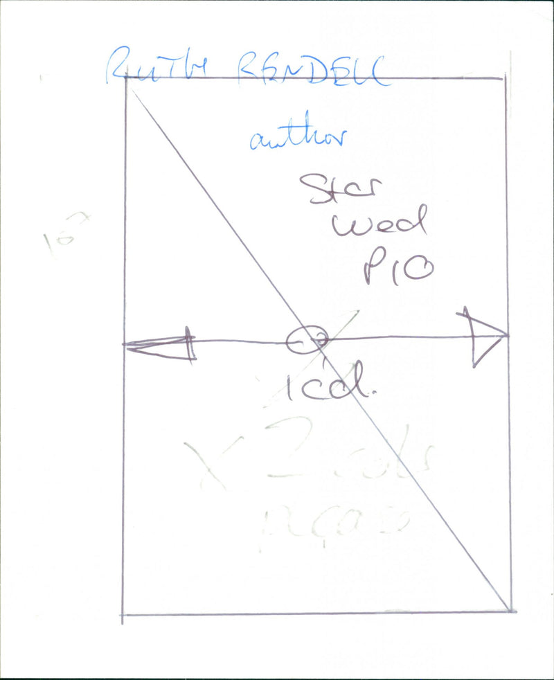 Ruth Rendell - Vintage Photograph