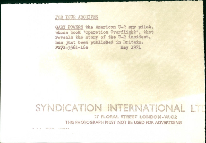 Francis Gary Powers - Vintage Photograph