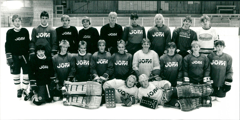 TV-pucken Västerbotten, lagbild - Vintage Photograph