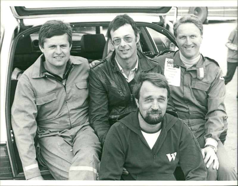 Benny Larsson, Göran Lindwall, Thomas Wiren & Göran Öhman - Vintage Photograph