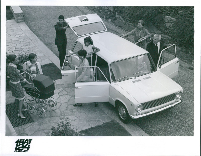 Fiat 124 - Vintage Photograph