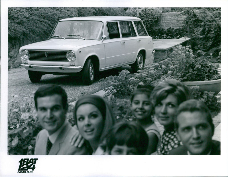 Fiat 124 - Vintage Photograph