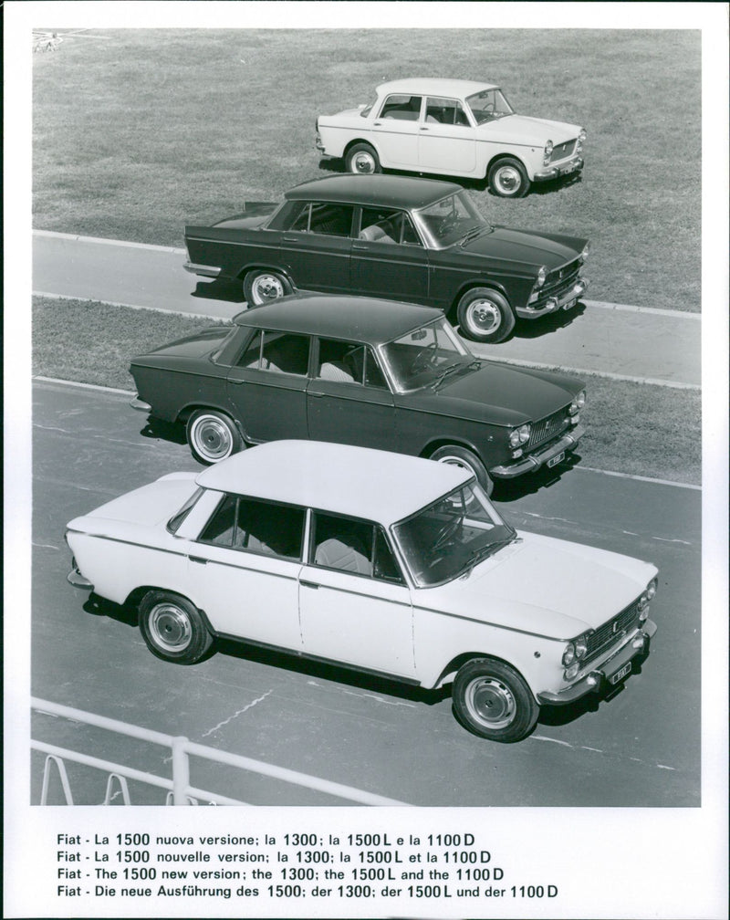 Fiat 1300, 1500, 1500 L and 1100 D. - Vintage Photograph