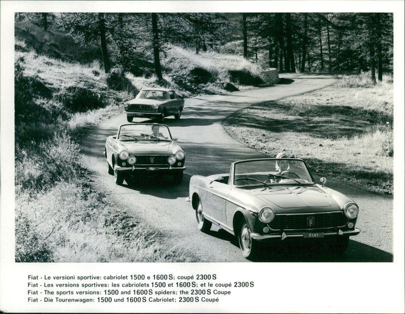 Fiat 1500 Cabriolet. - Vintage Photograph