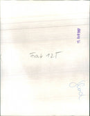 Fiat 125 - Vintage Photograph