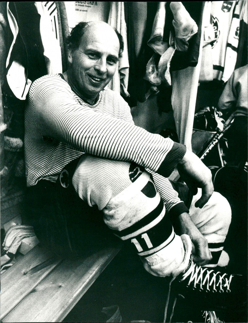 Olle Rydfjäll, ordförande IF Björklöven Umeå - Vintage Photograph