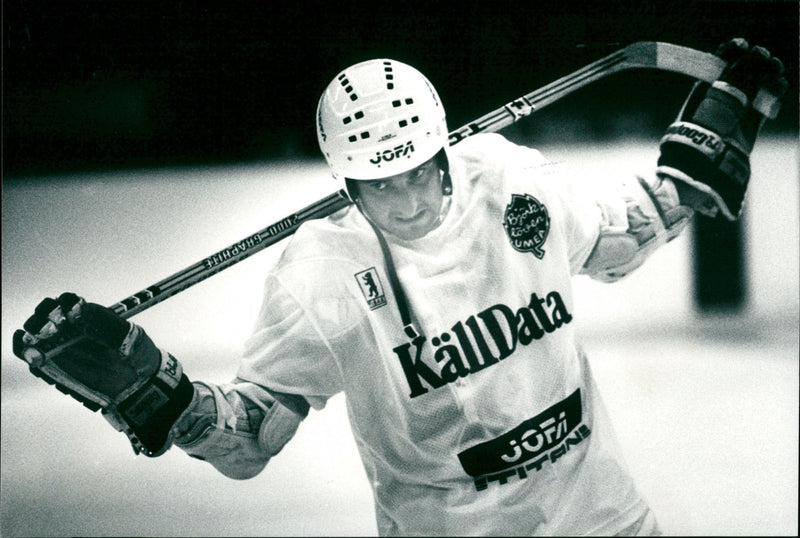 Johan Törnqvist, ishockeyspelare Björklöven - Vintage Photograph