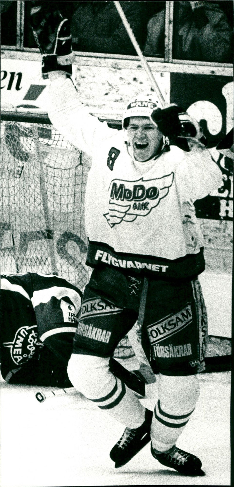 Juha Tuohimaa, ishockeyspelare MoDo - Vintage Photograph