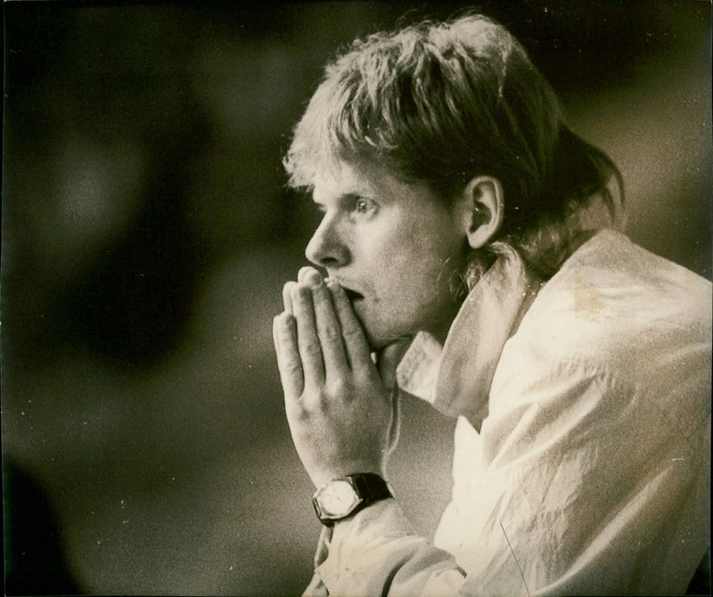 Markus Åkerblom, ishockeyspelare Björklöven Umeå - Vintage Photograph