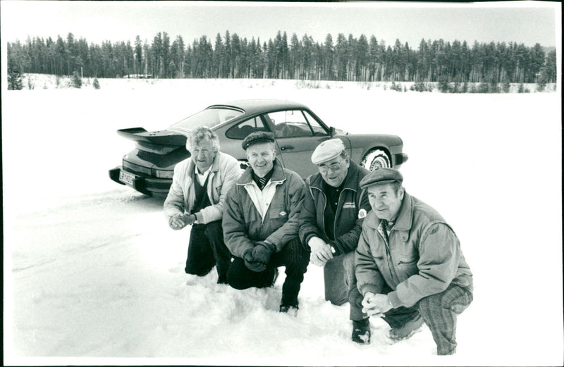 Allan Ernerstedt, Paul Nordström, Folke Sjöberg & Martin Halvarsson - Vintage Photograph