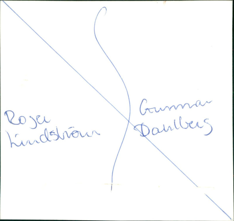 Roger Lindström and Gunnar Dahlberg - Vintage Photograph