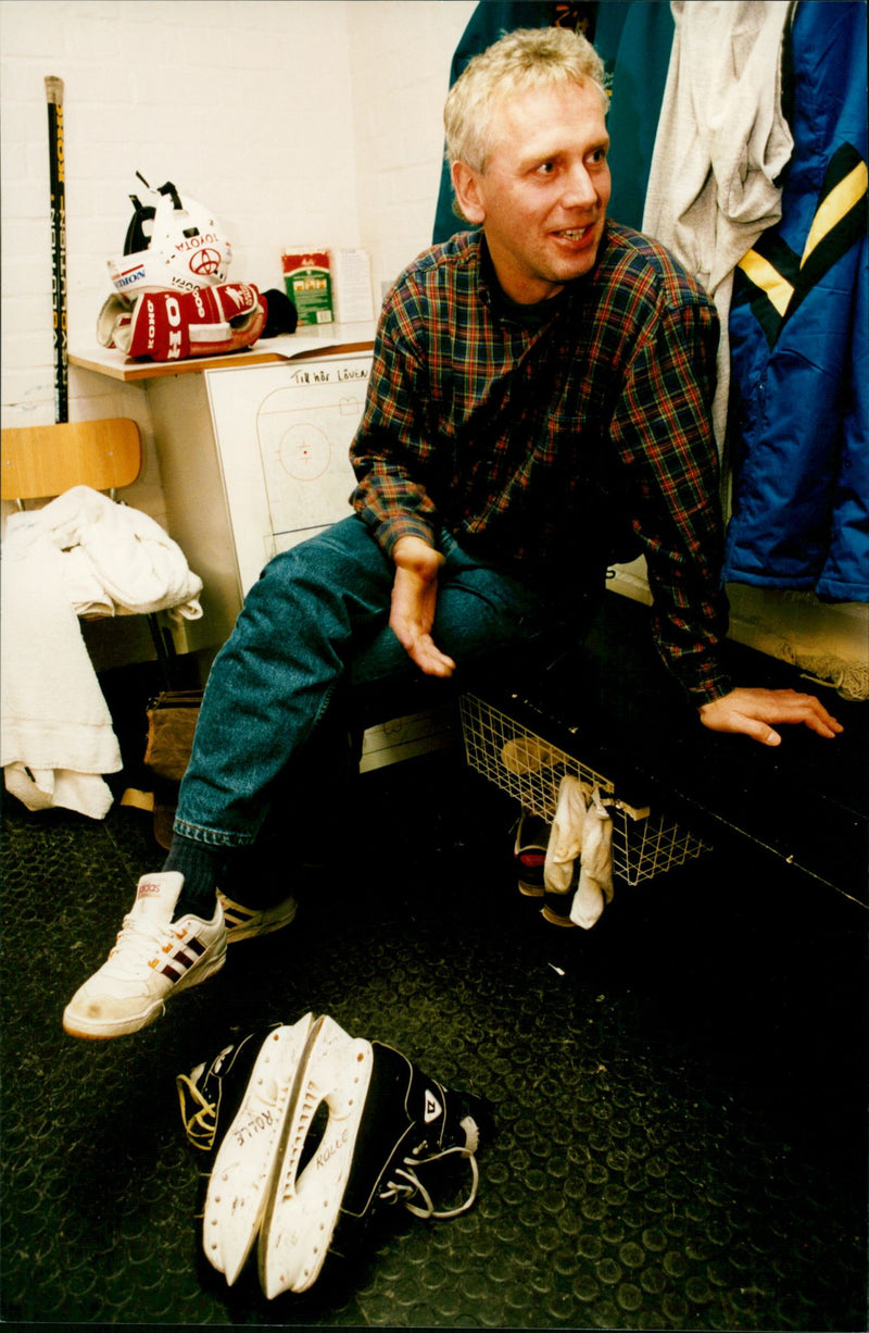 Roland Stoltz, Björklöven ishockey - Vintage Photograph