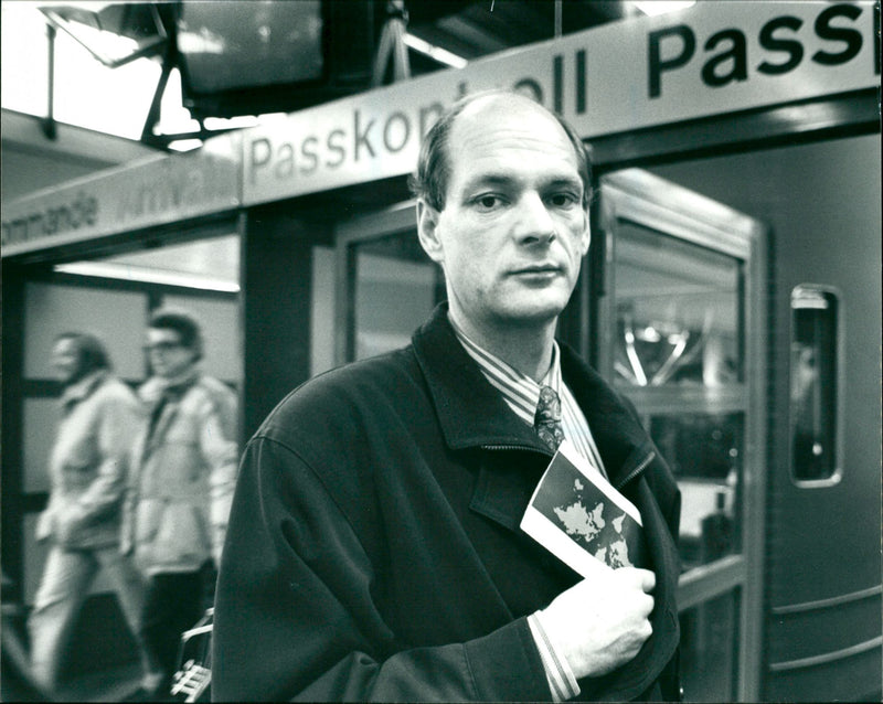 John Slettvoll, ishockeytränare Lugano - Vintage Photograph