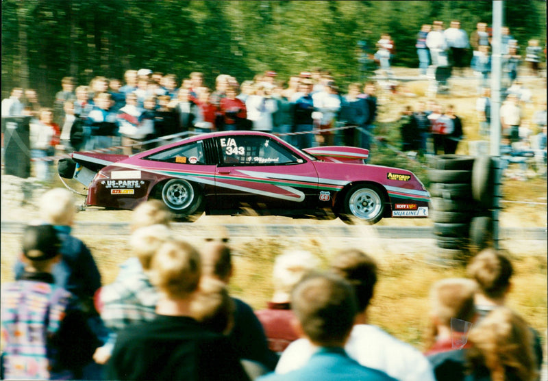 Inge Hägglund, drag racing SHRA, Umeå - Vintage Photograph