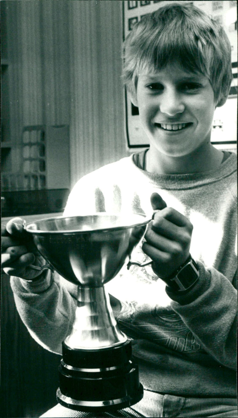 Mats Persson, go-kart rider Storuman - Vintage Photograph