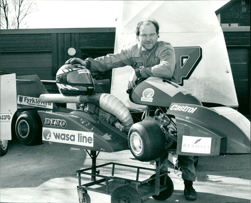 Jan Svaneby, Umeå karting, karting driver - Vintage Photograph