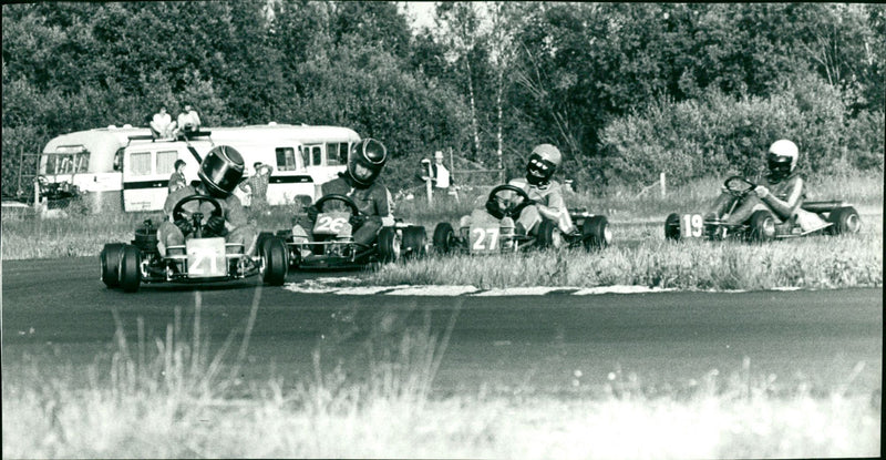 1980 DION DINO VOLVO CASTROL ATDOU AUDRA ARCHIVE KIS FRANCE - Vintage Photograph