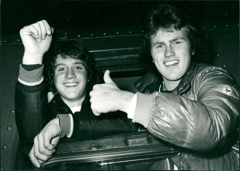 Patrik Sundström och Roger "Bullen" Hägglund - Vintage Photograph