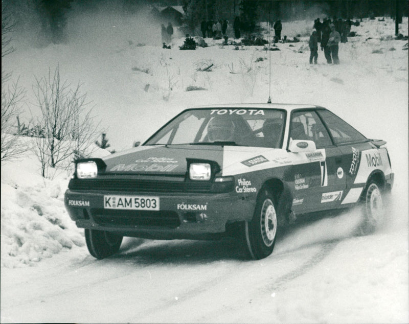 Mats Jonsson Rally - Vintage Photograph