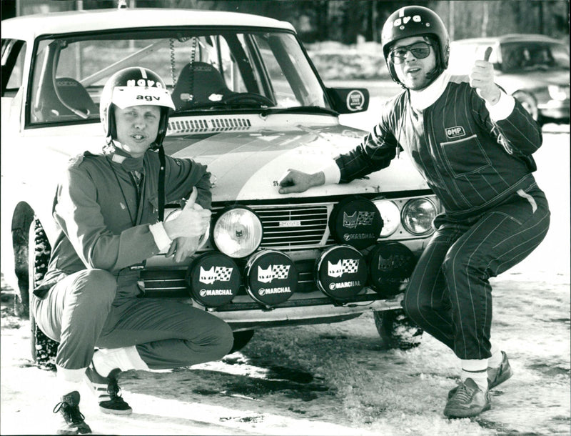 Christer Sjögren rally - Vintage Photograph