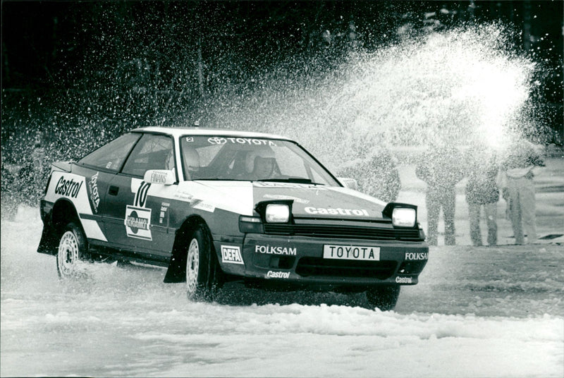 Mats Jonasson rally - Vintage Photograph