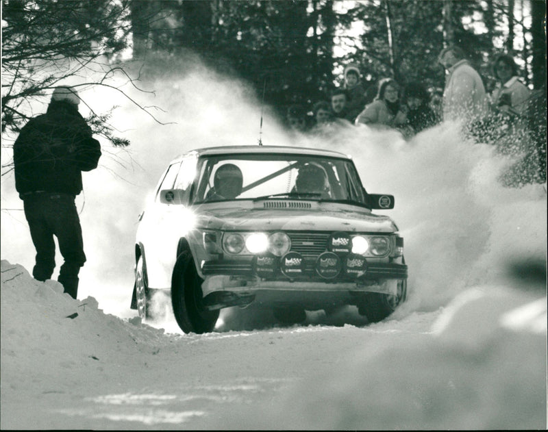 Christer Sjögren rally - Vintage Photograph