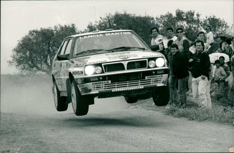 Mikael Ericsson, Lancia Jyväskylä Rally - Vintage Photograph