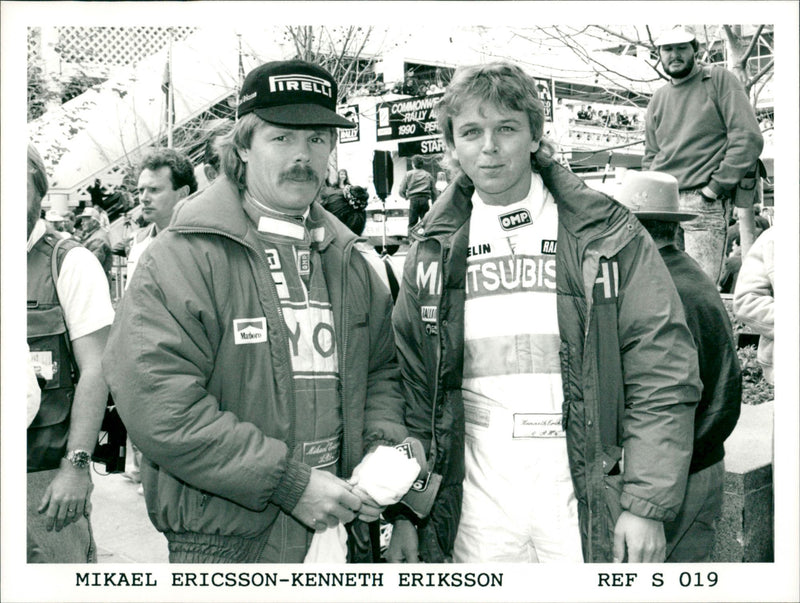 Mikael Ericsson and Kenneth Eriksson - Vintage Photograph
