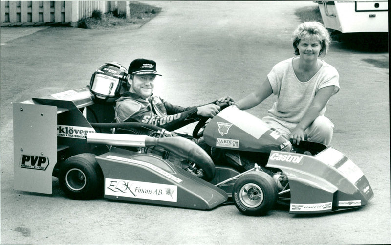 Jan Svaneby, Maarit Svaneby, Team Svaneby - Vintage Photograph