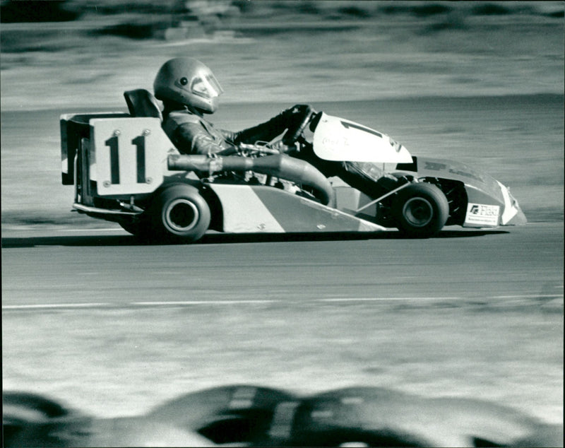 Ivar Nilsson, gocart, Umeå AK - Vintage Photograph