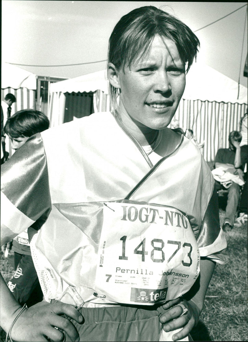 Pernilla Johansson, orientering av Umeå - Vintage Photograph