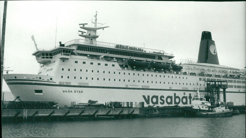 Wasa Star, jumbofärja på Kvarken - Vintage Photograph