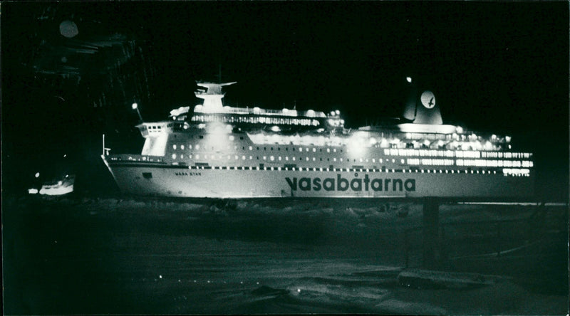 Wasa Star om natten - Vintage Photograph