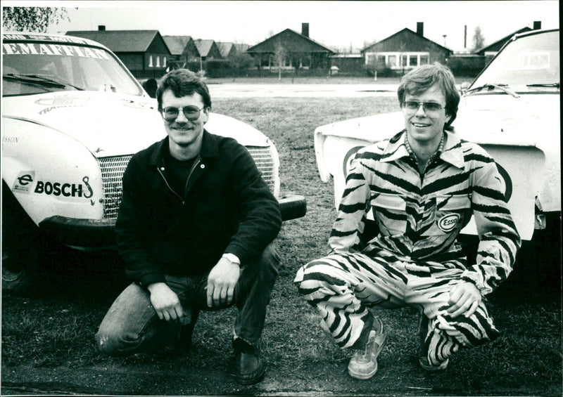 Anton Mattsson and Gary Oscarsson - Vintage Photograph