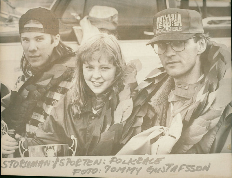 Markus Vesterlund, Monica Hederstig and Lars Sandberg - Vintage Photograph