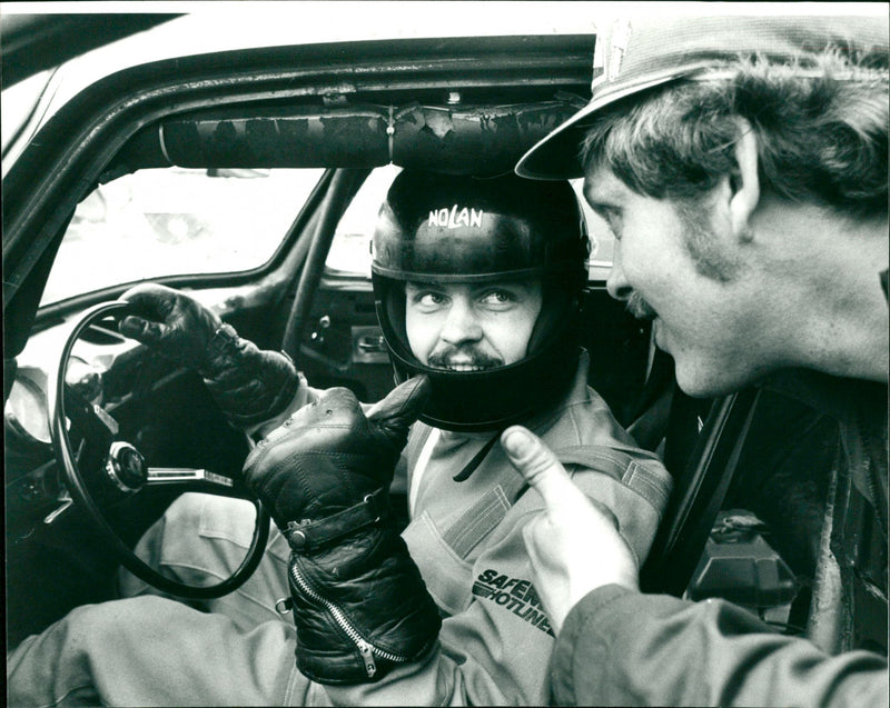 Melker Sundberg och Håkan Sundberg, Folkrace - Vintage Photograph