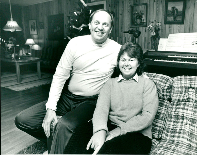 Tommy Sandlin och Birgitta Sandlin - Vintage Photograph