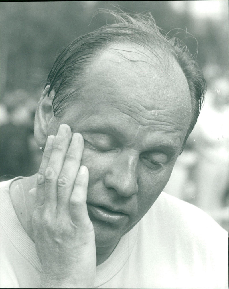 Tommy Sandlin, tränare Björklöven - Vintage Photograph