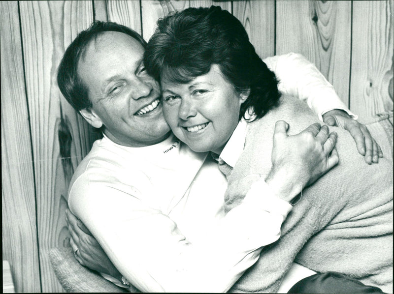 Tommy Sandlin och Birgitta Sandlin - Vintage Photograph