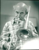 Bertil Strandberg, jazz musician - Vintage Photograph