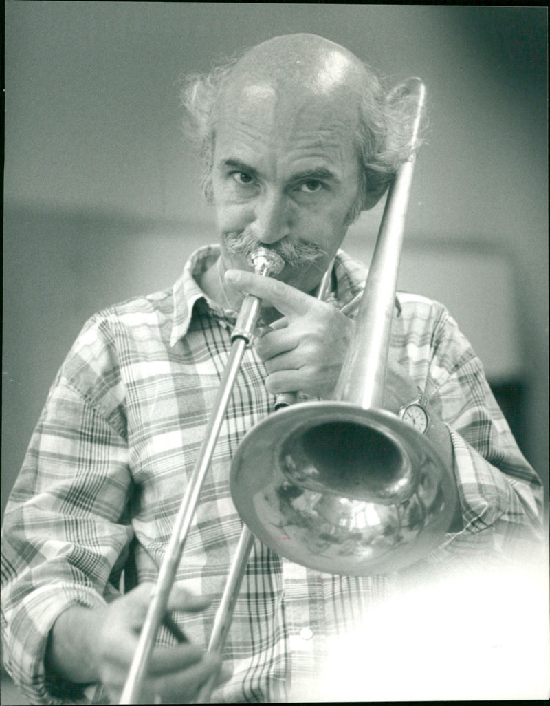 Bertil Strandberg, jazz musician - Vintage Photograph