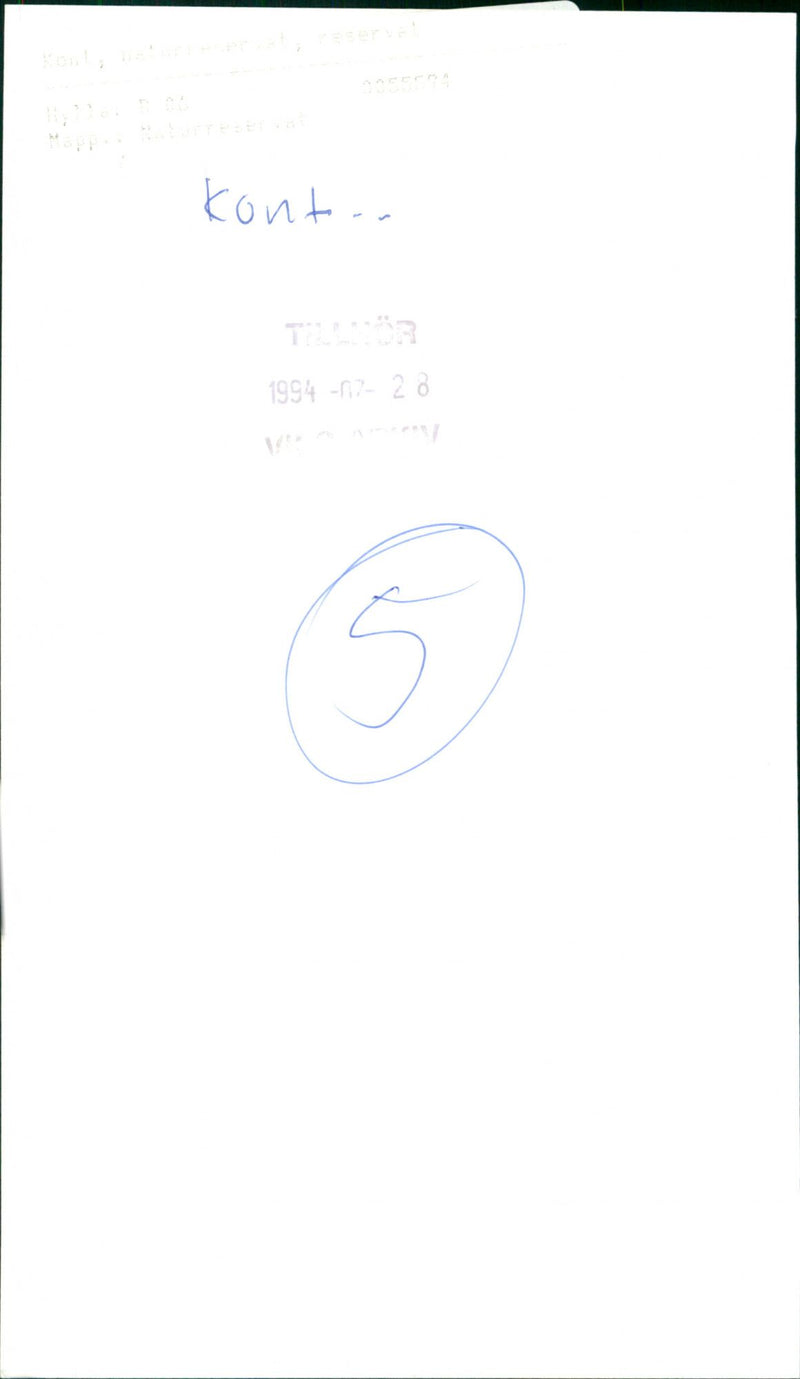 1994 NATURE RESERVE LARGE OFFICE - Vintage Photograph